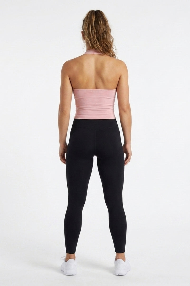 Dames Seamless Top | Sculpting Fit | Open Rug | Halter Neck Styling Top
