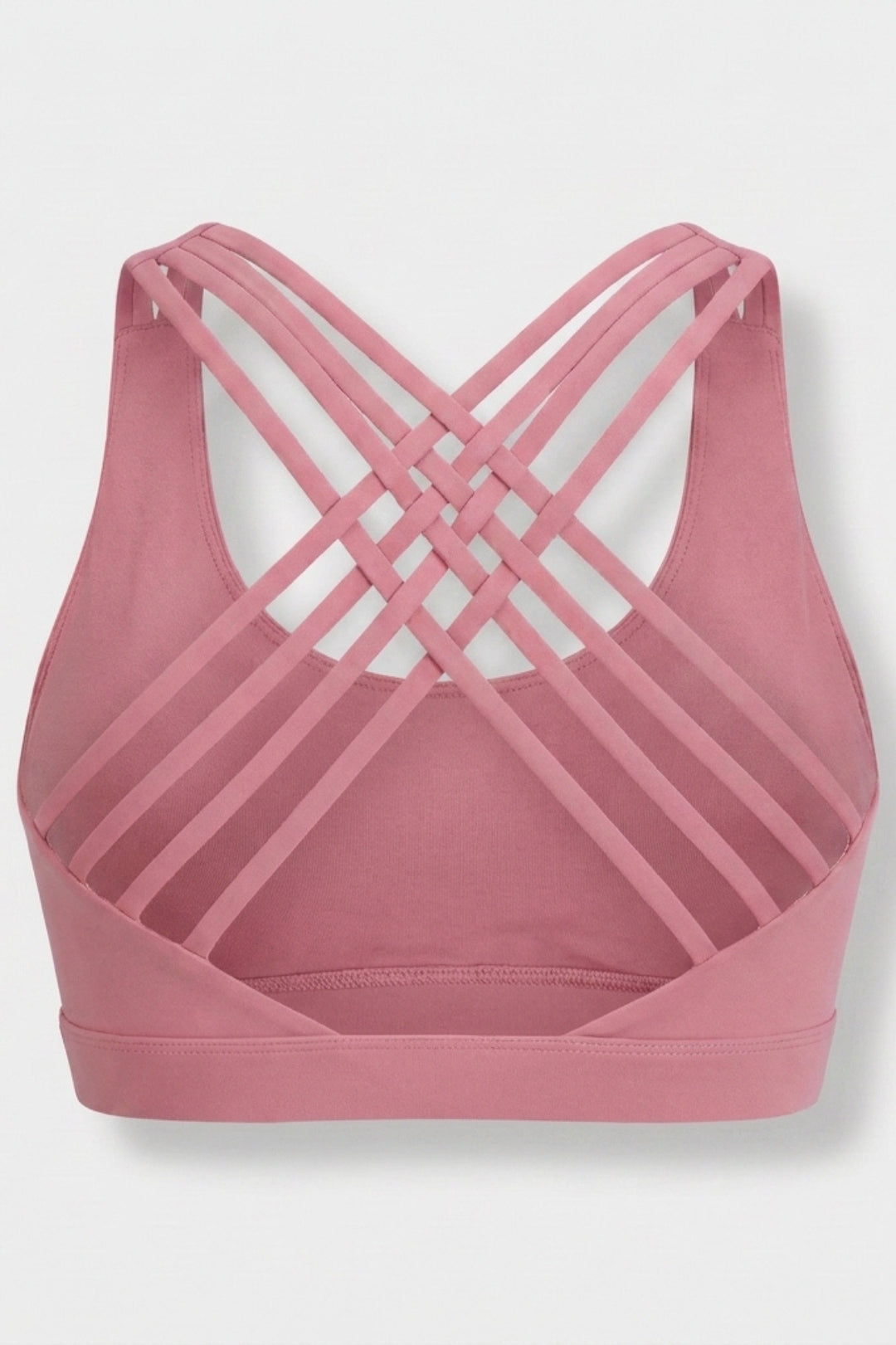 Dames Sport Bra | Sculpting Fit | Square Neck | Cross Back Activewear Top