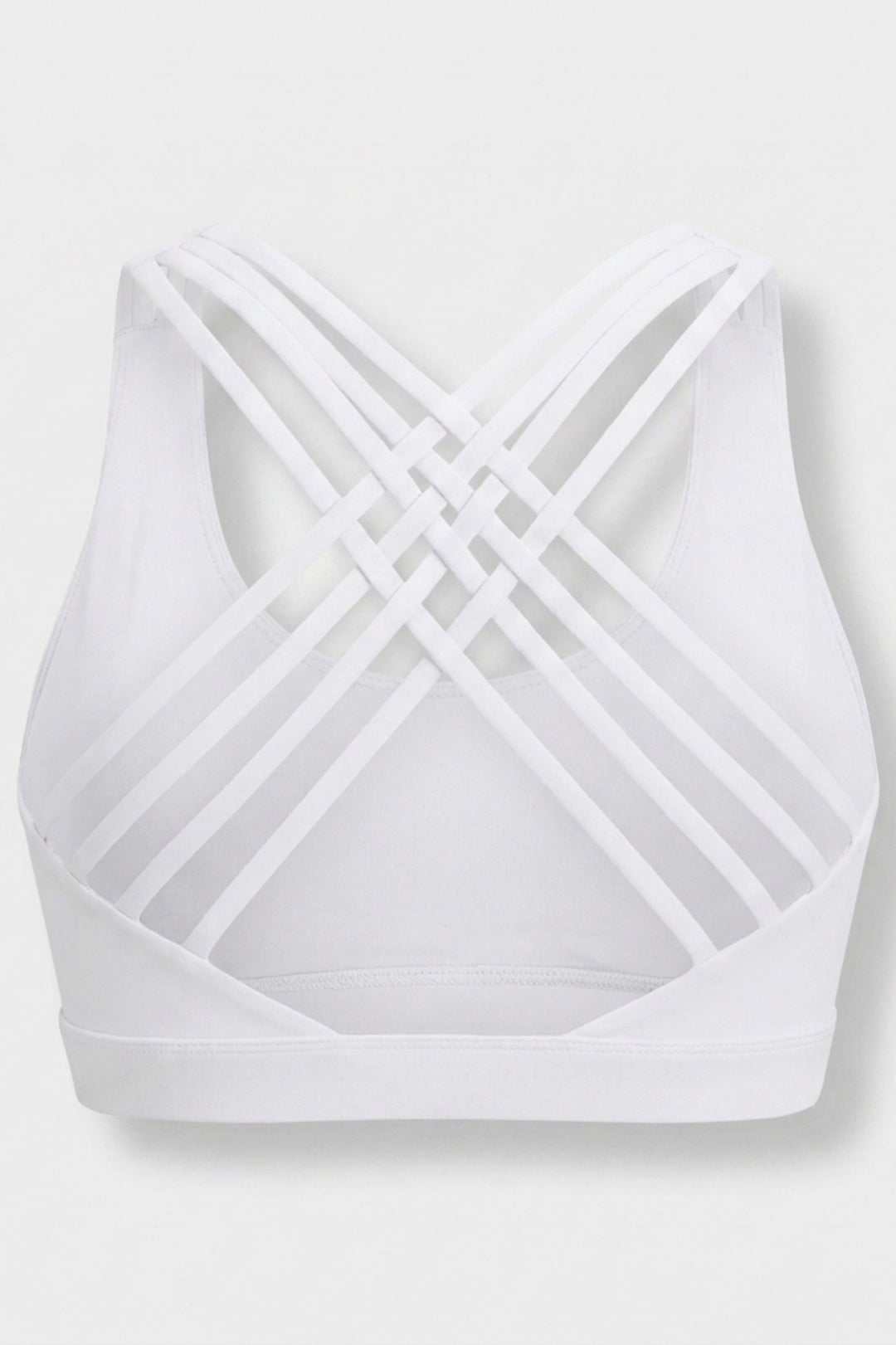 Dames Sport Bra | Sculpting Fit | Square Neck | Cross Back Activewear Top