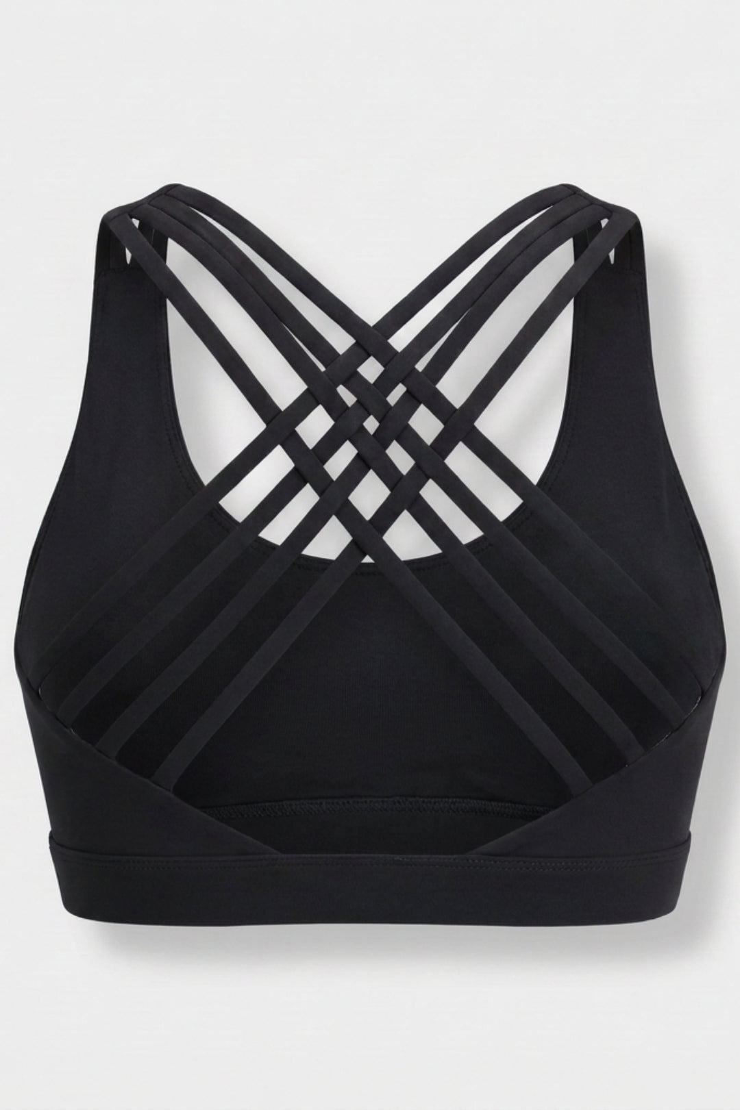 Dames Sport Bra | Sculpting Fit | Square Neck | Cross Back Activewear Top
