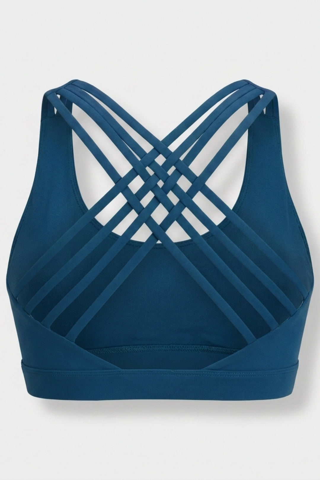 Dames Sport Bra | Sculpting Fit | Square Neck | Cross Back Activewear Top