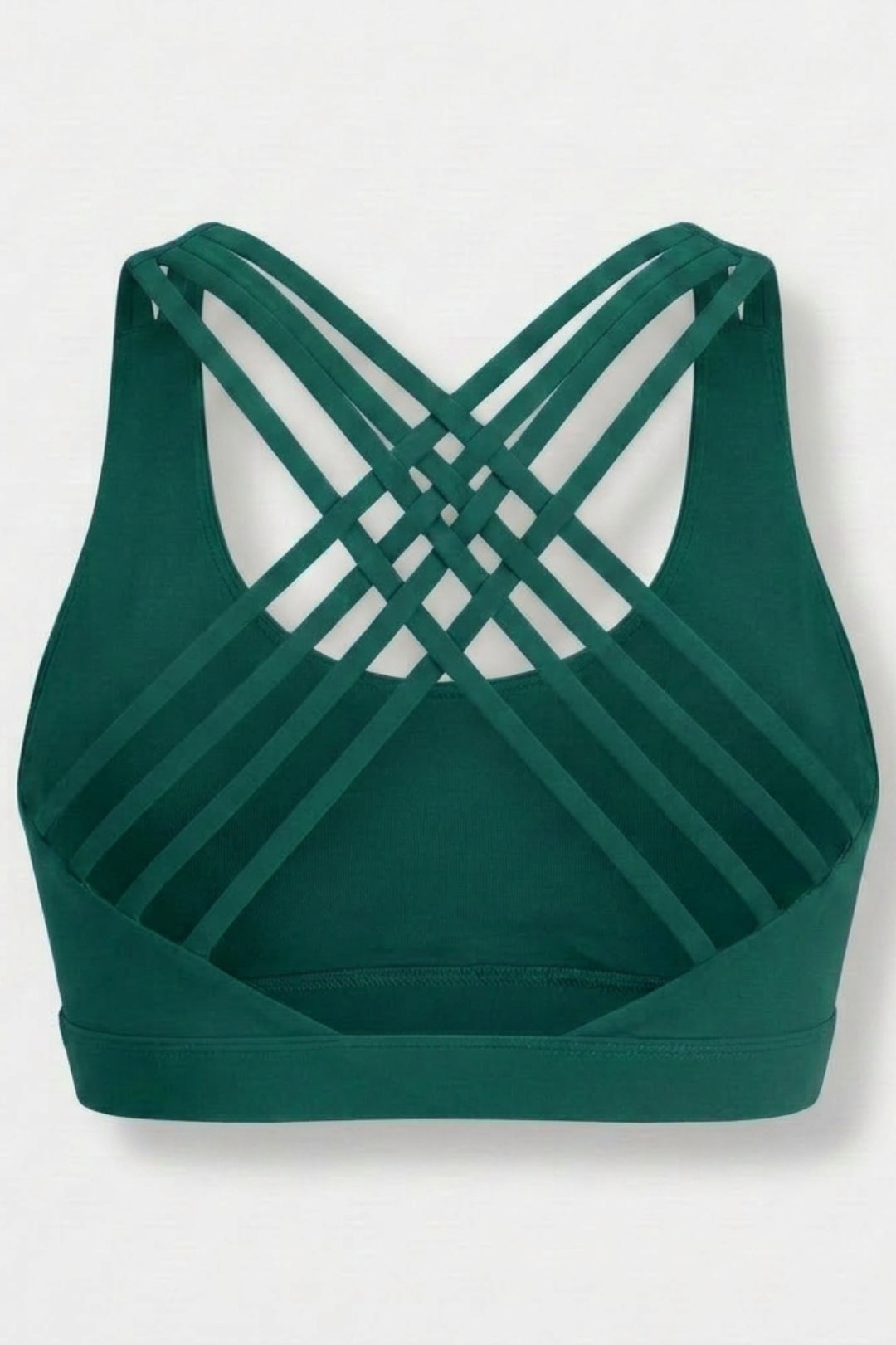 Dames Sport Bra | Sculpting Fit | Square Neck | Cross Back Activewear Top