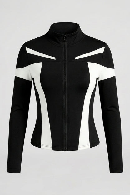 Dames Sportjack | Aansluitende Pasvorm | Volledige Ritssluiting | Activewear Jack