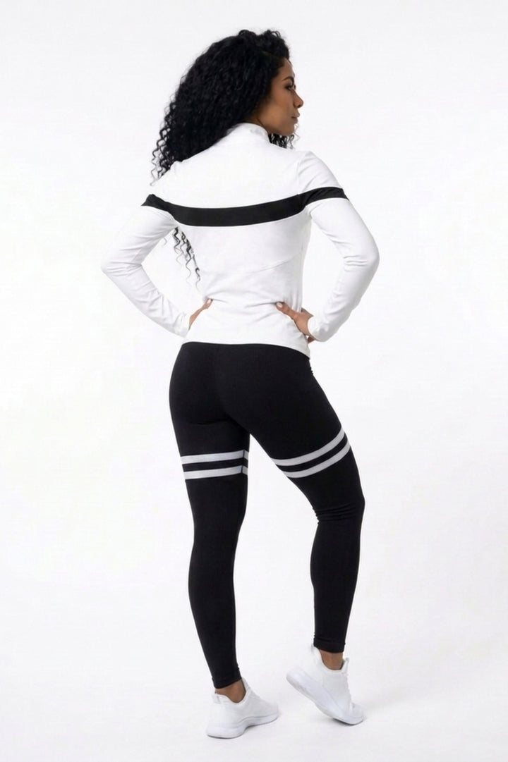 Dames Sport Jacket | Aansluitende Fit | Full Zip | Active wear Jacket