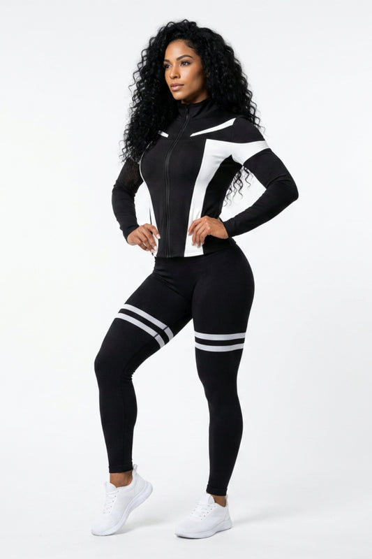 Dames Sportjack | Aansluitende Pasvorm | Volledige Ritssluiting | Activewear Jack