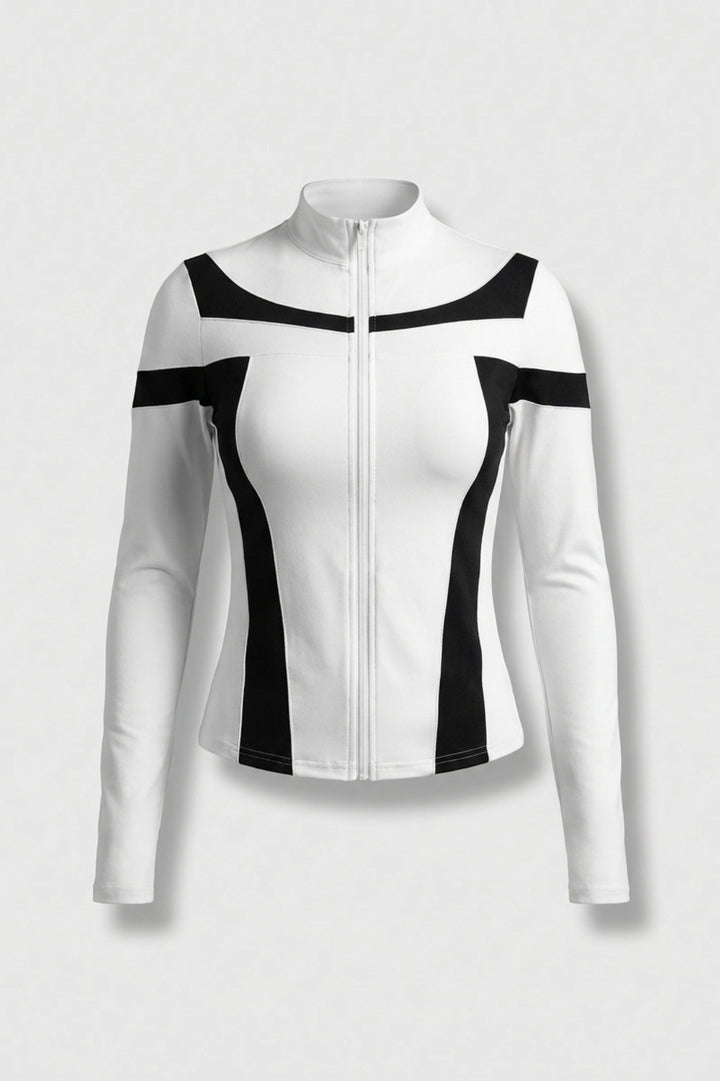 Dames Sport Jacket | Aansluitende Fit | Full Zip | Active wear Jacket