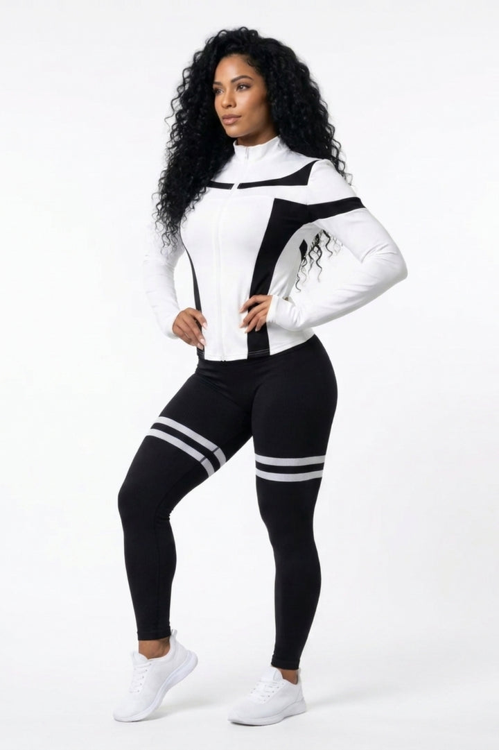 Dames Sport Jacket | Aansluitende Fit | Full Zip | Active wear Jacket
