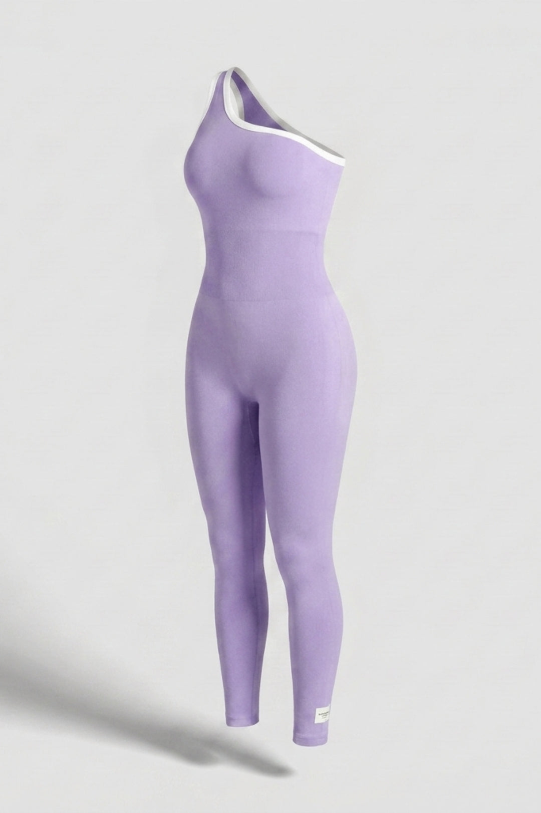 Dames Sport Jumpsuit | Sculpting Fit | One Shoulder | Activewear Onesie