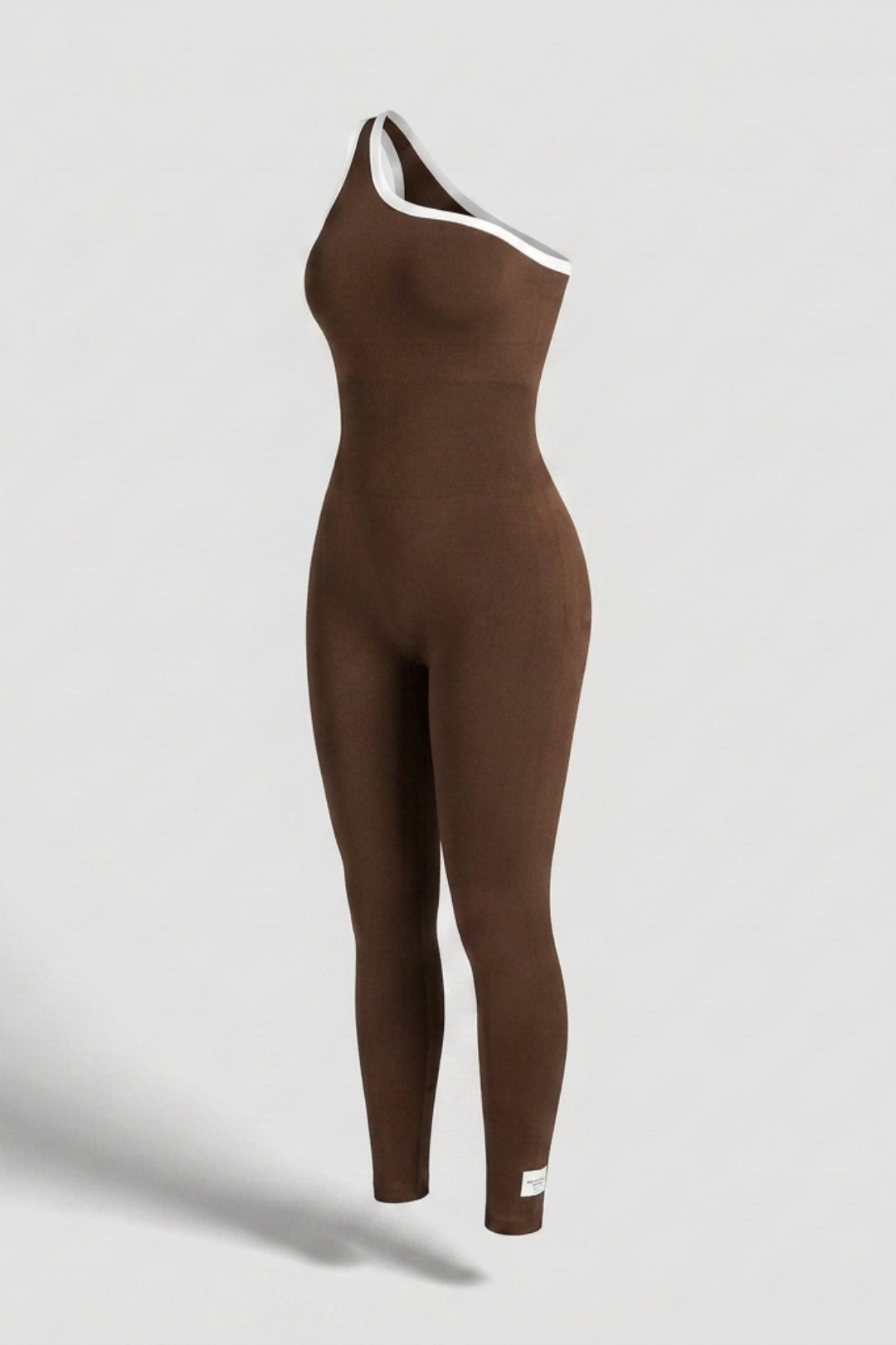 Dames Sport Jumpsuit | Sculpting Fit | One Shoulder | Activewear Onesie