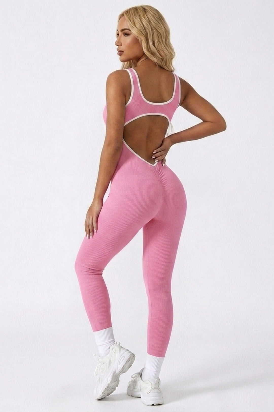 Dames Sport Jumpsuit | Sculpting Fit | Open Rug | Activewear Onesie