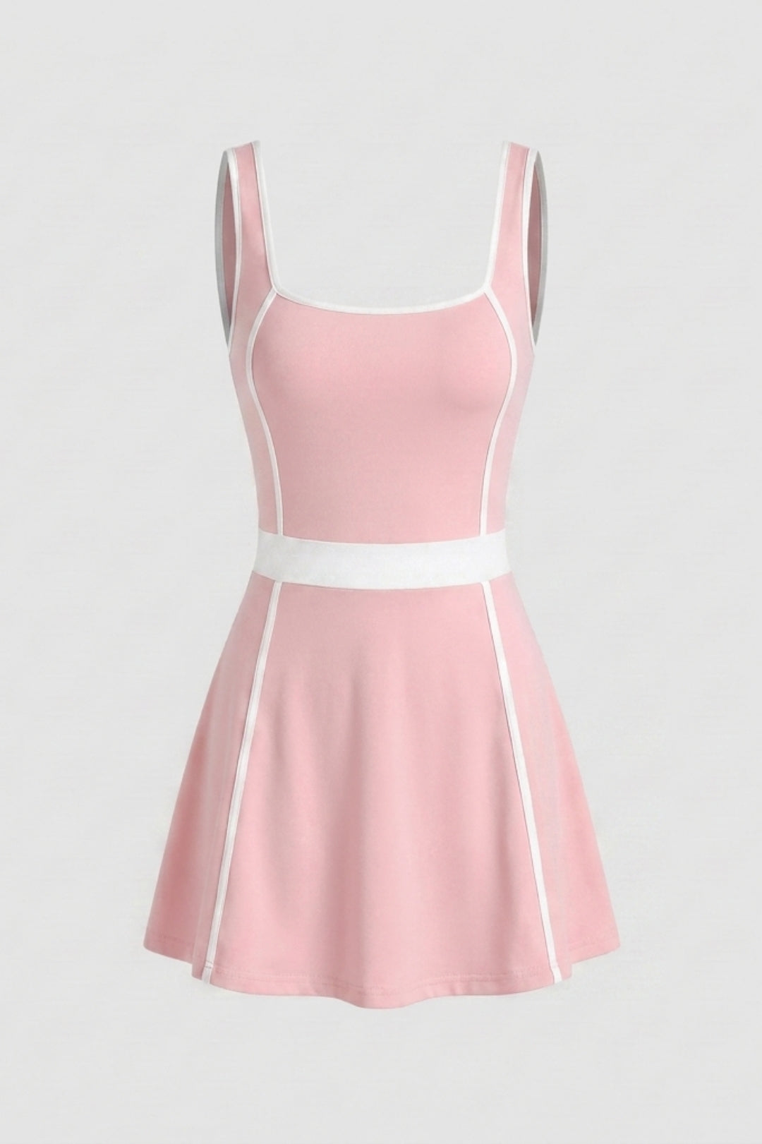 Dames Sport Jurk | Aansluitende Fit | Contrast Bies | Activewear Dress