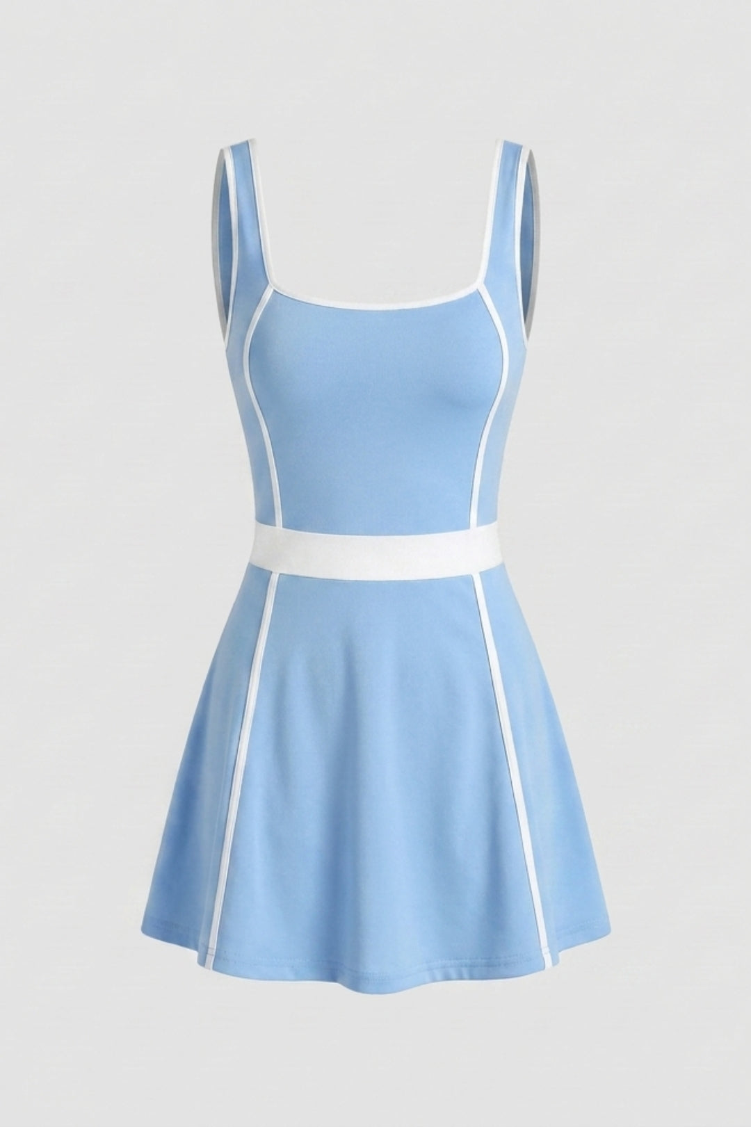 Dames Sport Jurk | Aansluitende Fit | Contrast Bies | Activewear Dress