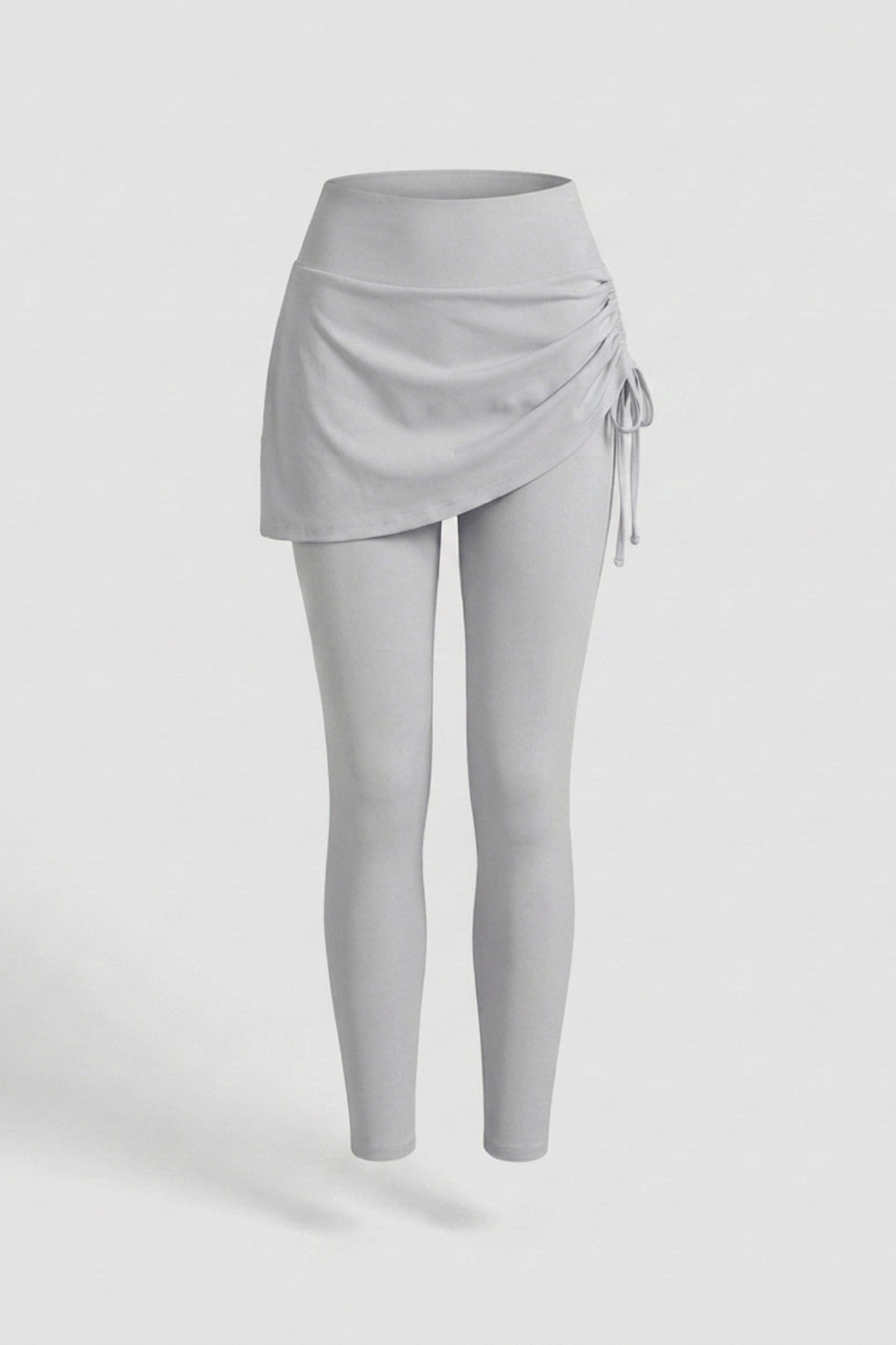 Dames Sport Legging | Rok Overlay | Grijze Workout Legging