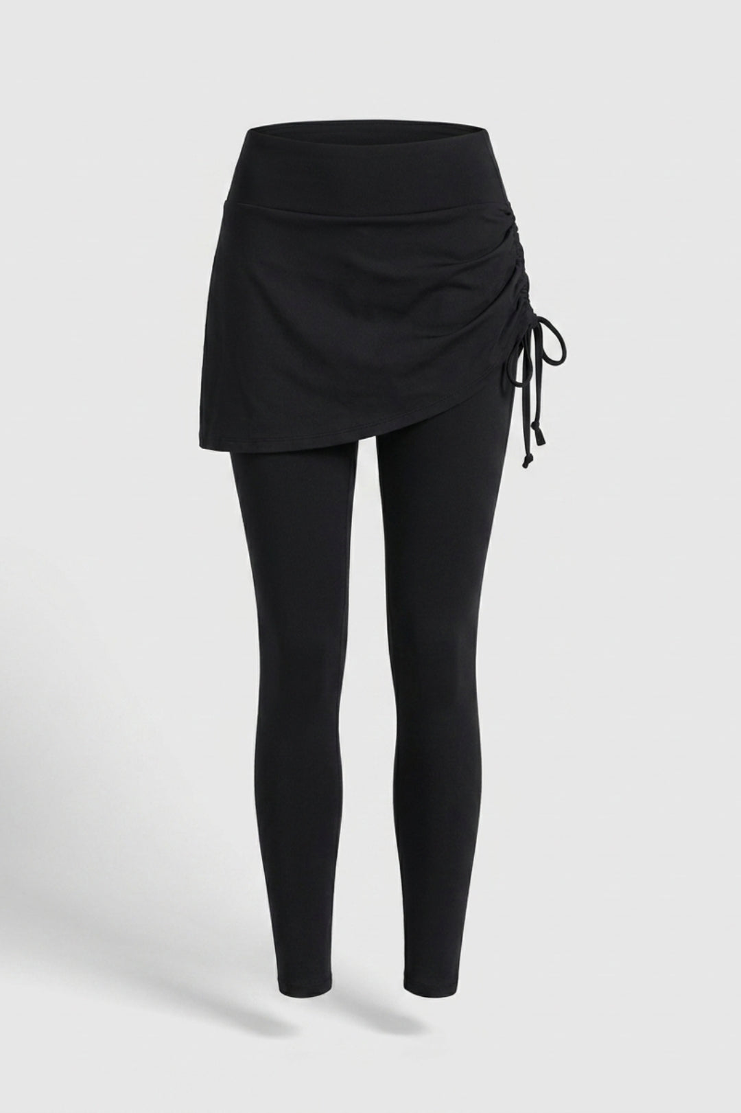 Dames Sport Legging | Rok Overlay | Grijze Workout Legging