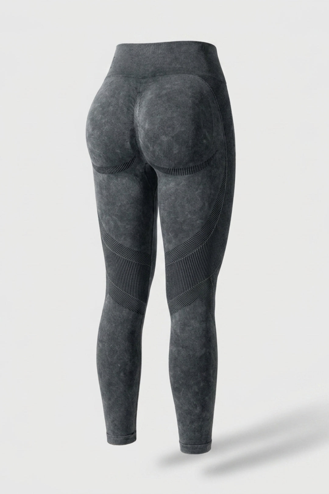 Dames Sport Legging | Sculpting Fit | High Waist | Acid Wash Legging