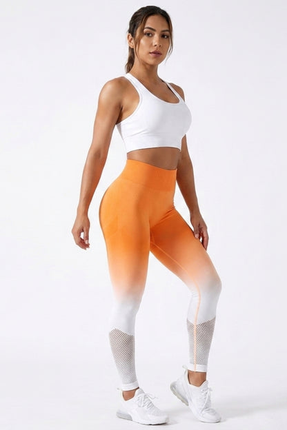 Dames Sport Legging | Sculpting Fit | Ombre Design | Activewear Legging