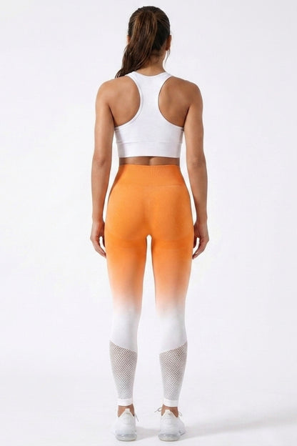 Dames Sport Legging | Sculpting Fit | Ombre Design | Activewear Legging