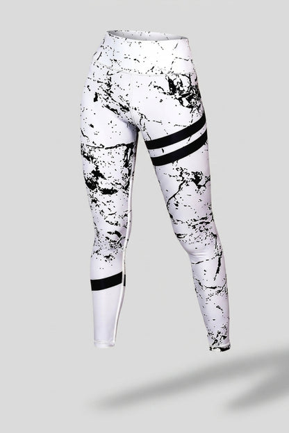 Women's Sports Leggings, Outdoor Sport Fashion Graffiti Print Pattern Workout Fitness Training Moisture-Wicking, Elastic, Perfect for Outdoor Activities and Fitness