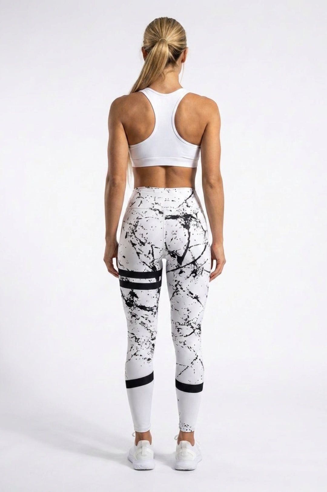 Women's Sports Leggings, Outdoor Sport Fashion Graffiti Print Pattern Workout Fitness Training Moisture-Wicking, Elastic, Perfect for Outdoor Activities and Fitness