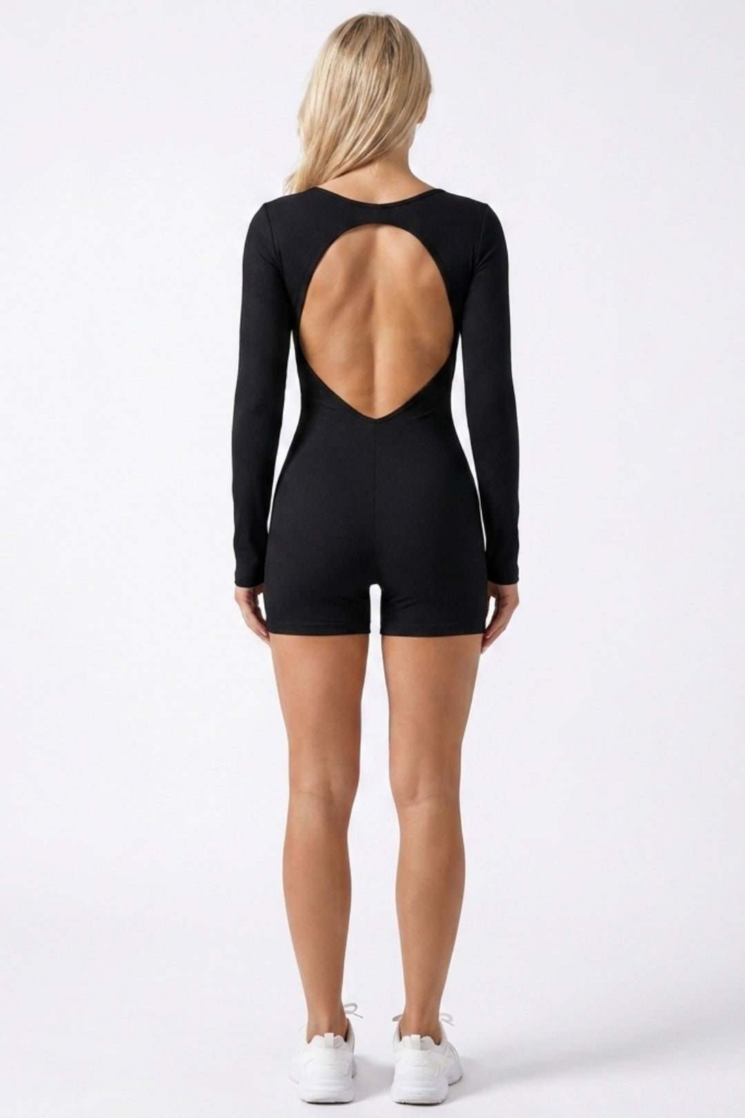 Dames Sport Onesie | Sculpting Fit | Open Rug | Long Sleeve Onesie