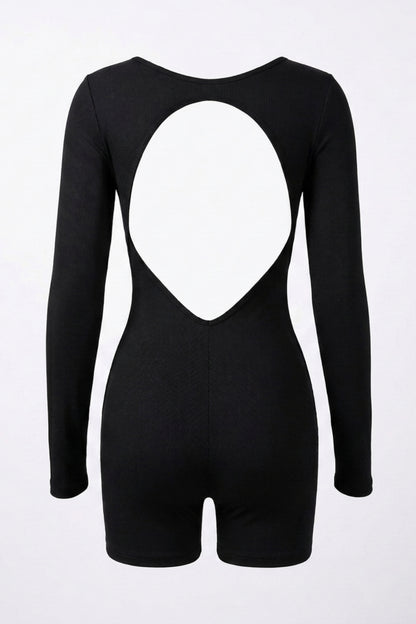 Dames Sport Onesie | Sculpting Fit | Open Rug | Long Sleeve Onesie