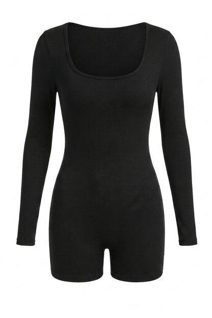 Dames Sport Onesie | Sculpting Fit | Open Rug | Long Sleeve Onesie