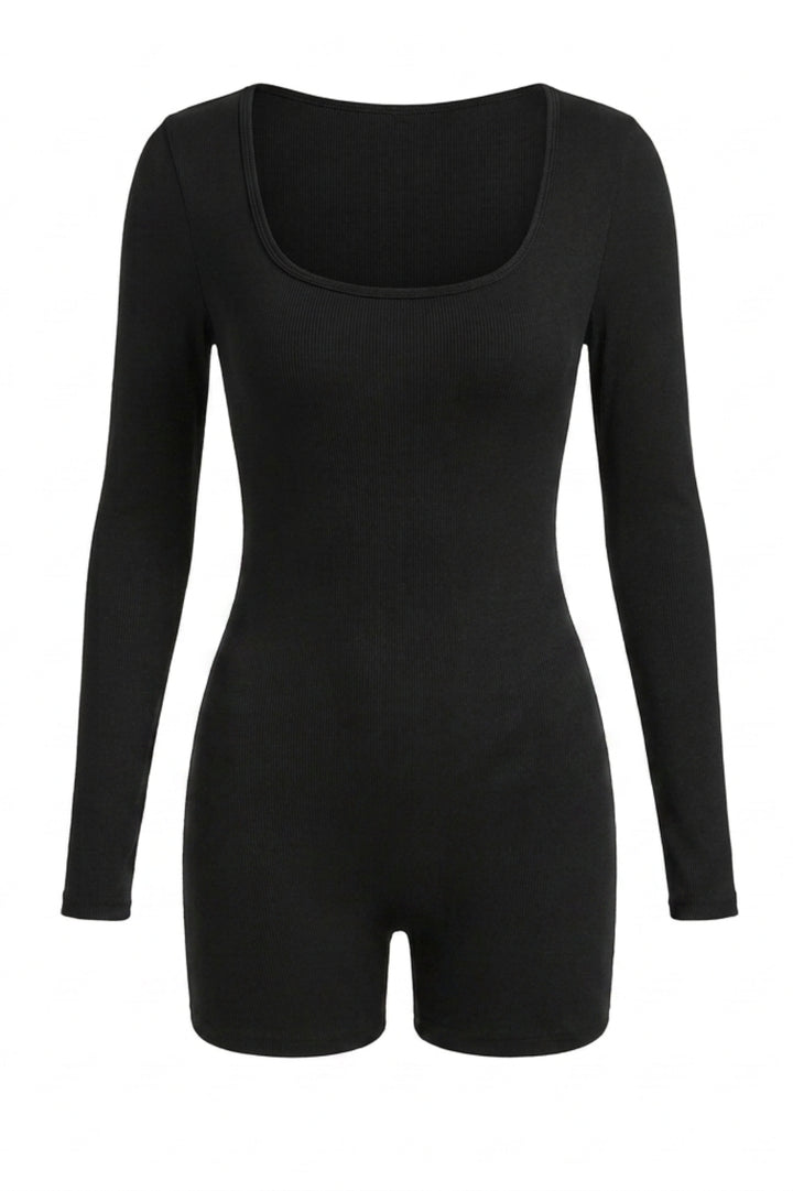 Dames Sport Onesie | Sculpting Fit | Open Rug | Long Sleeve Onesie