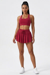 Dames Sport Rok | Ingebouwd Broekje | Tenniskort | Ren Short