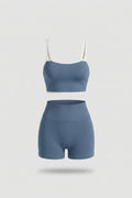 Dames Sport Set | Aansluitende Fit | Contrast Bies | Activewear Co-Ord