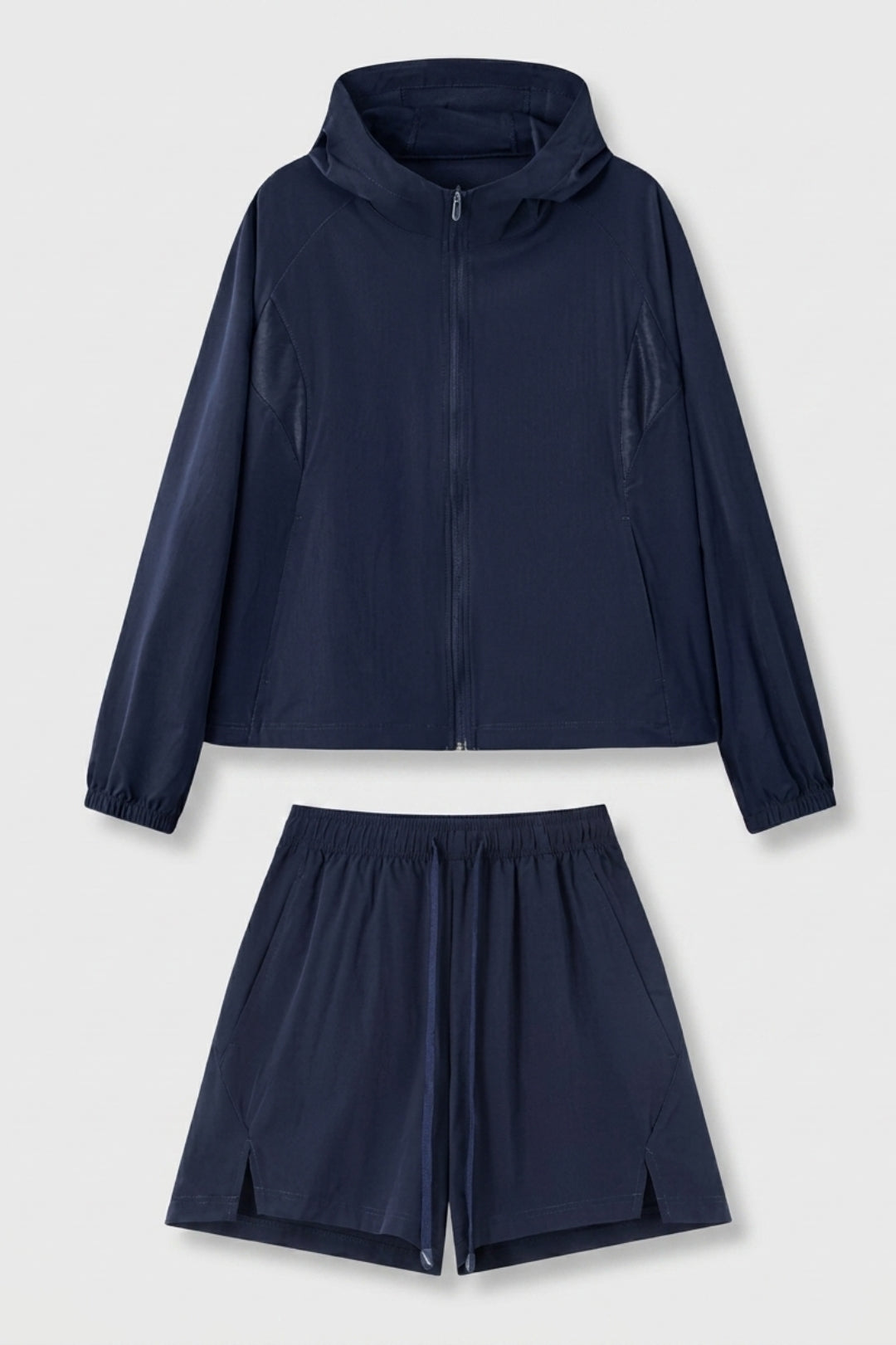 Dames Sport Set | Windbreaker & Short | Roze Running Outfit