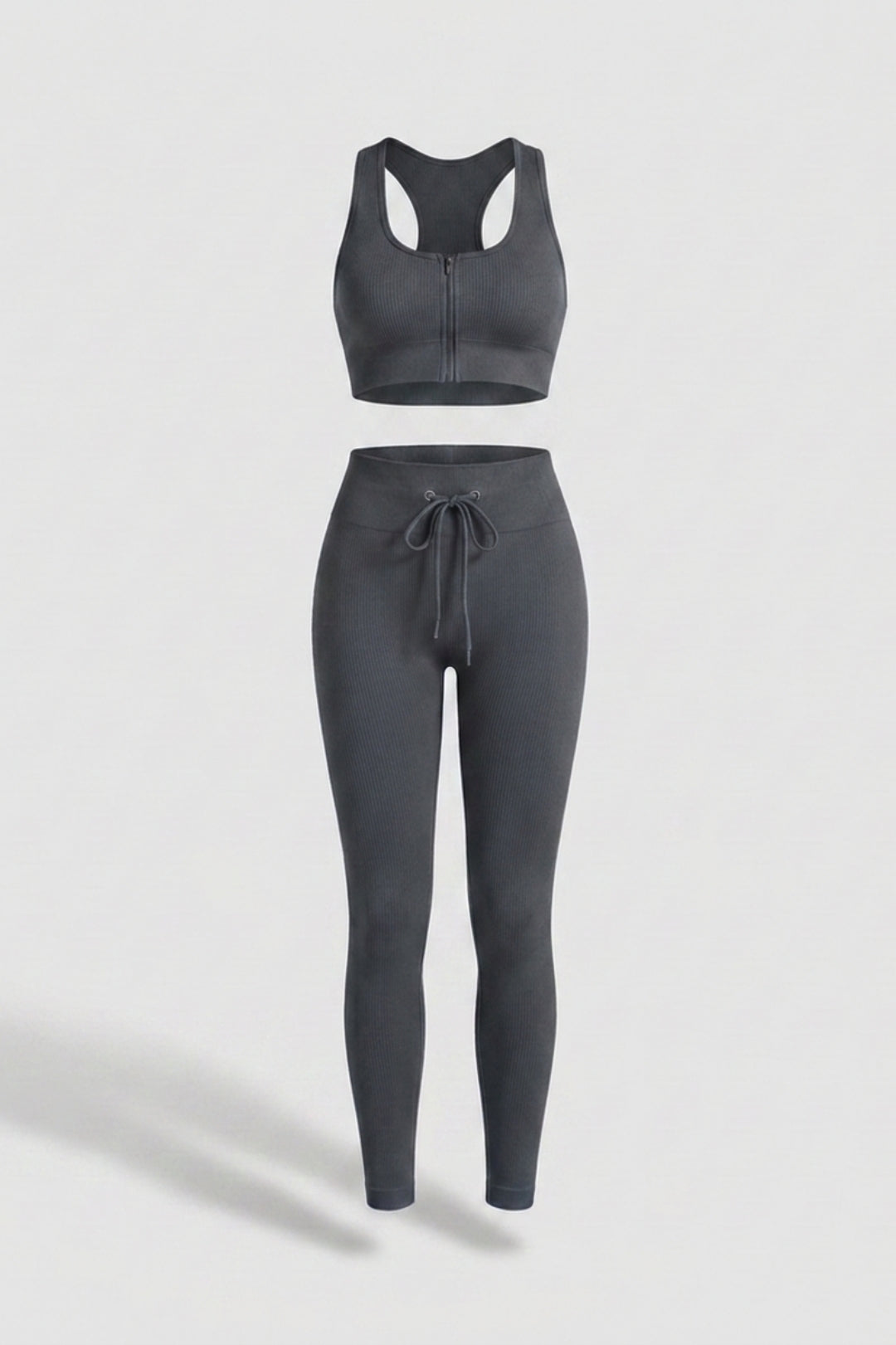 Dames Sport Set | Zip Top & Legging | High Waist Legging
