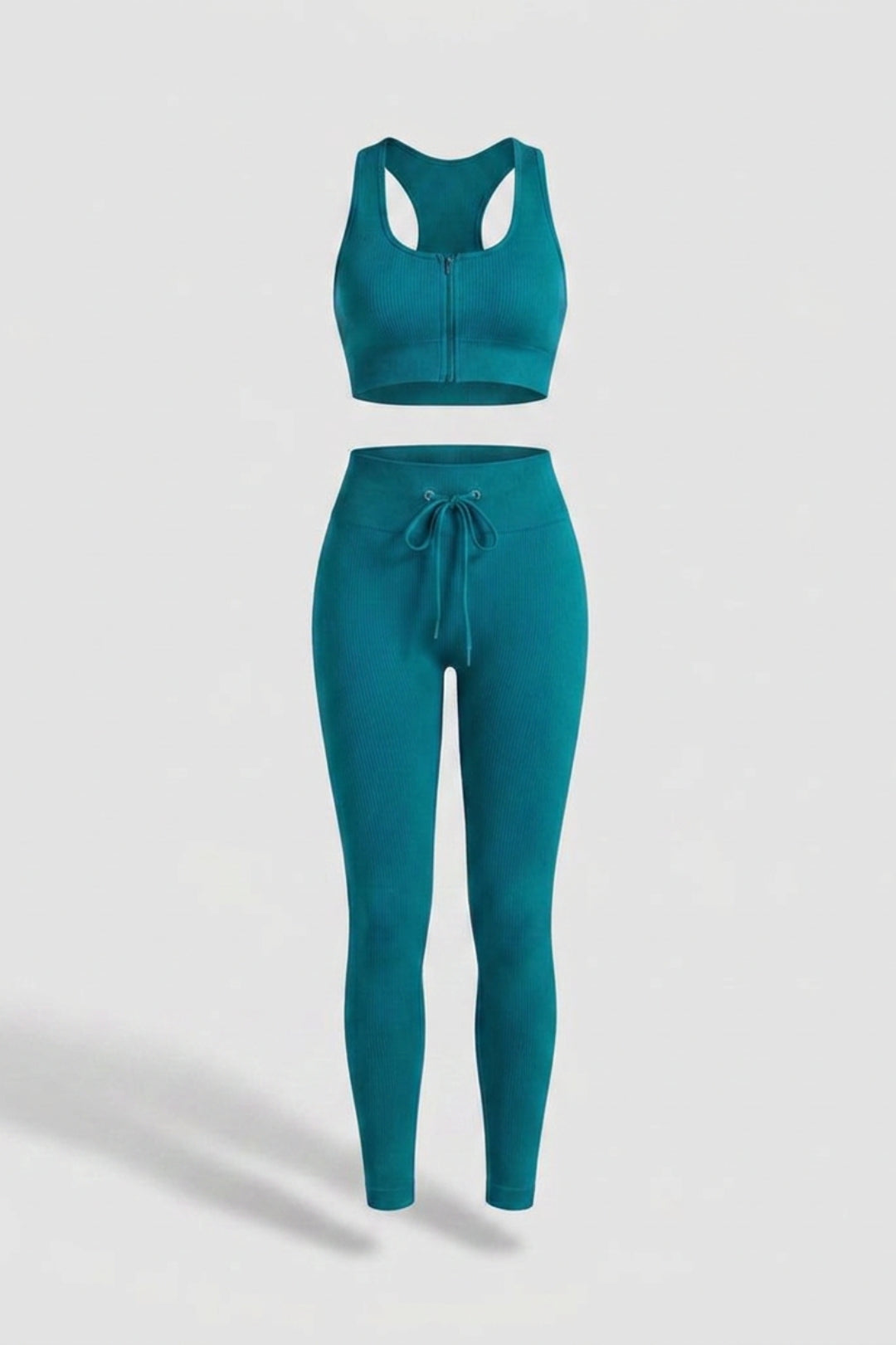 Dames Sport Set | Zip Top & Legging | High Waist Legging