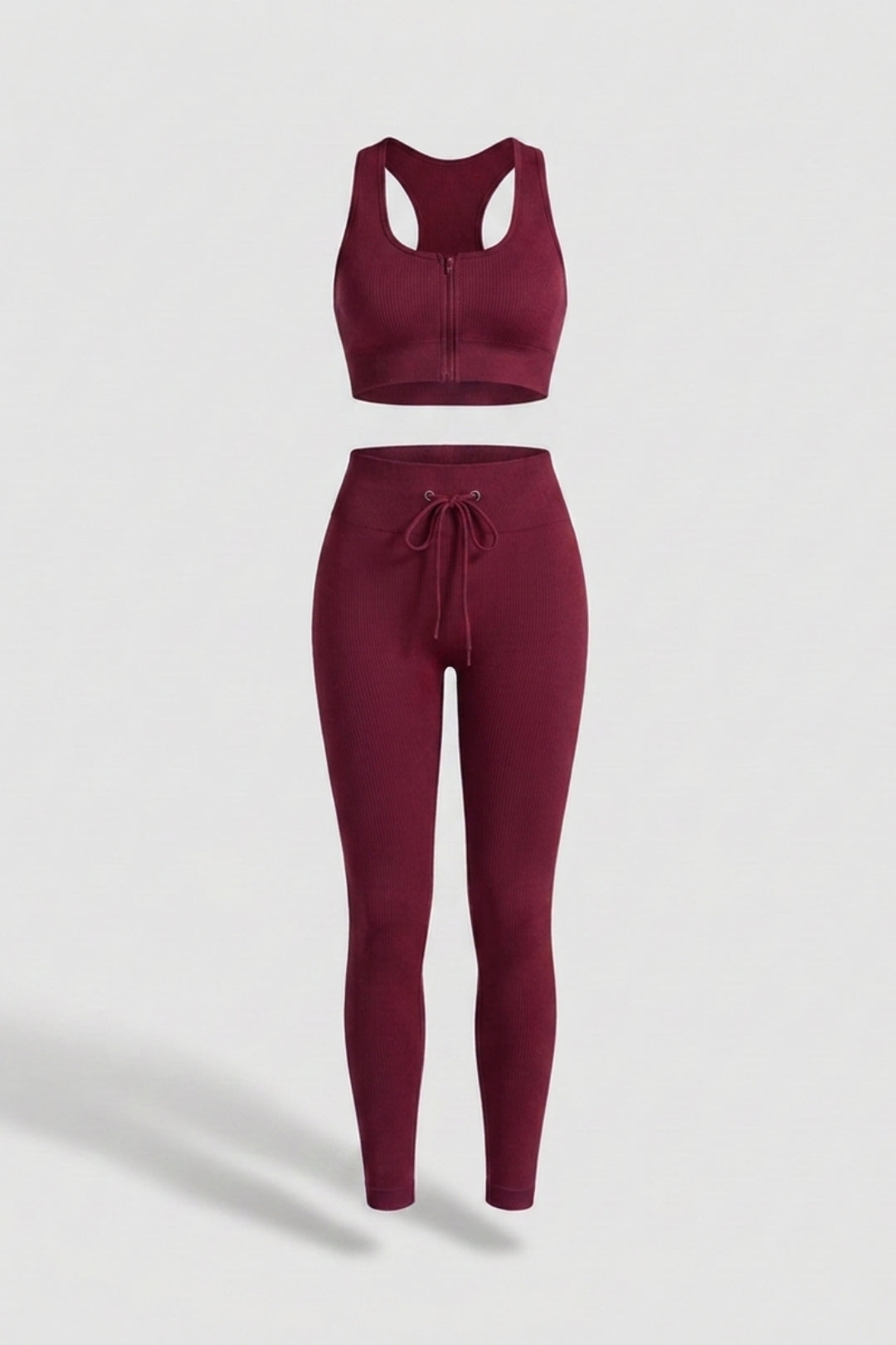 Dames Sport Set | Zip Top & Legging | High Waist Legging