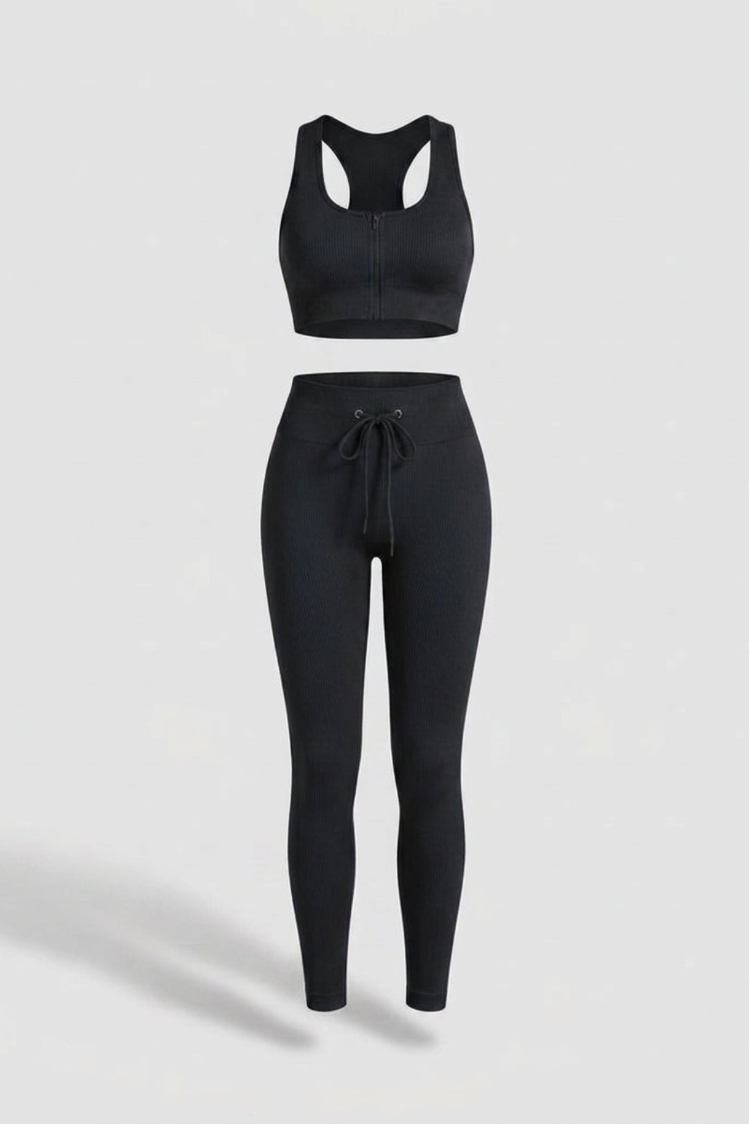 Dames Sport Set | Zip Top & Legging | High Waist Legging