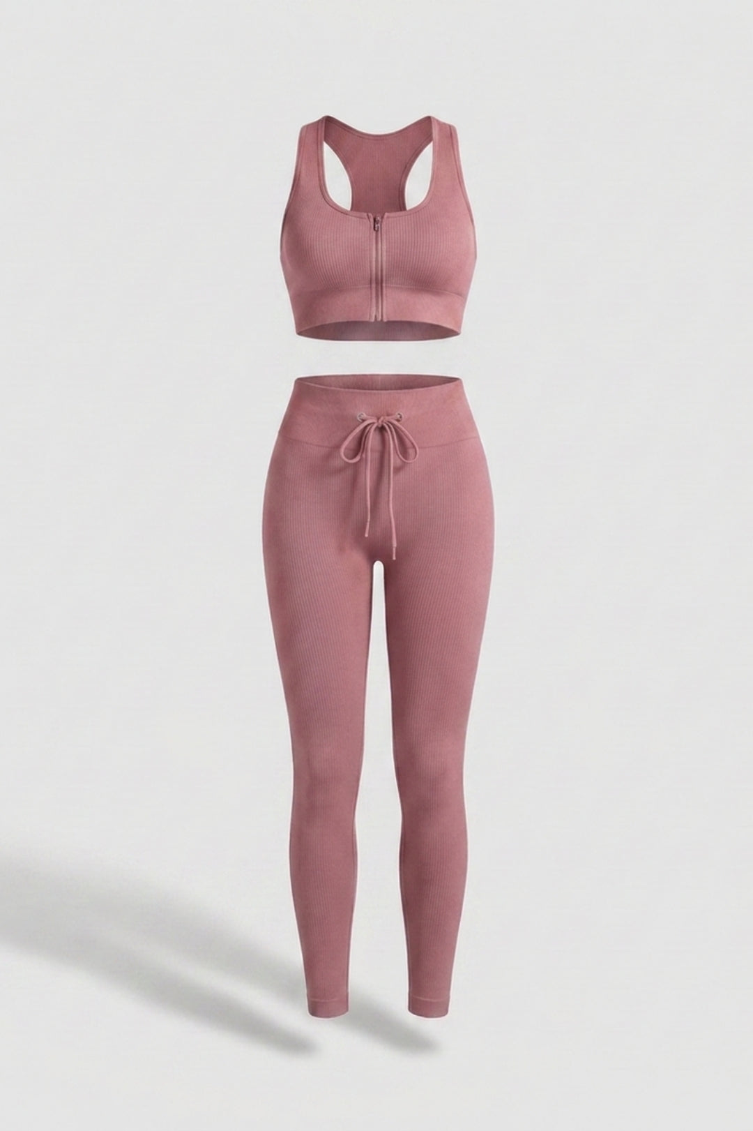 Dames Sport Set | Zip Top & Legging | High Waist Legging