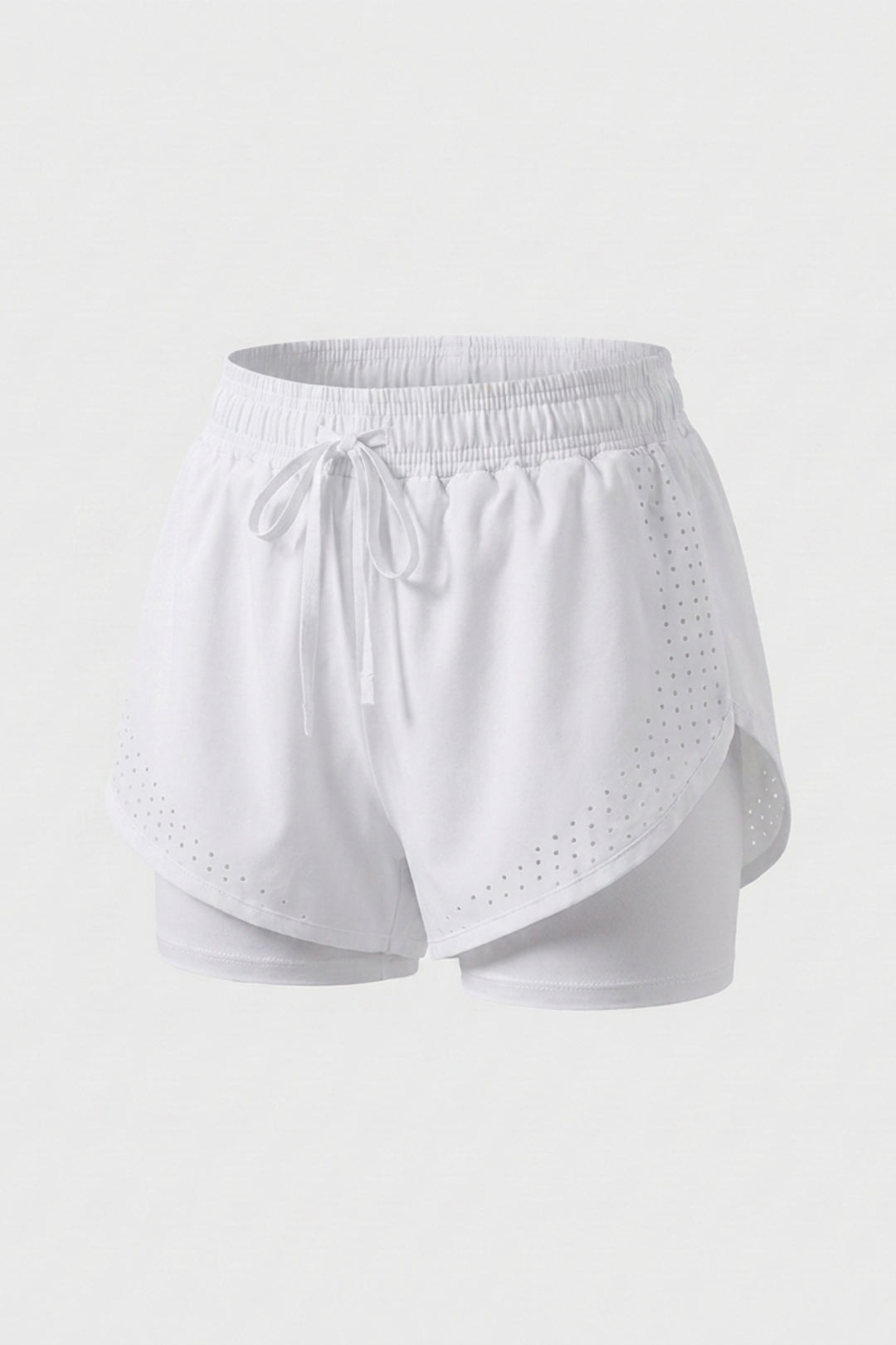 Dames Sport Short | 2-in-1 Binnenbroek | Roze Running Short
