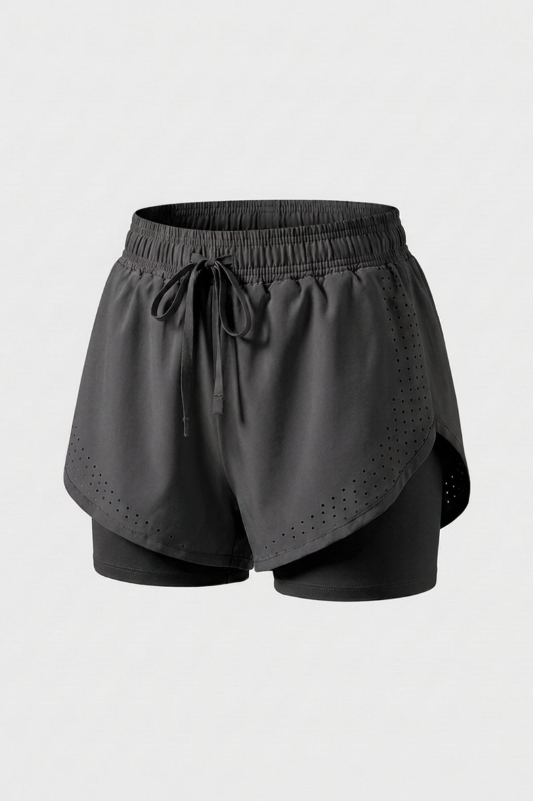 Dames Sport Short | 2-in-1 Binnenbroek | Roze Running Short