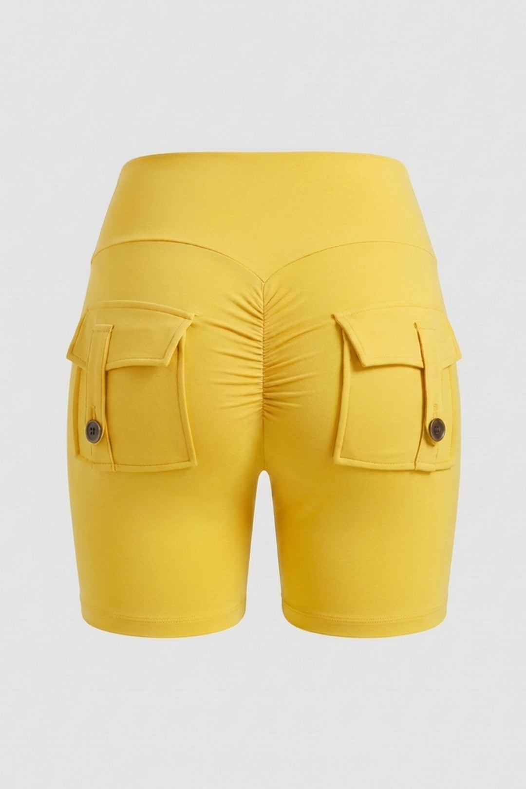 Dames Sport Short | Cargo Zakken | Groene Biker Short