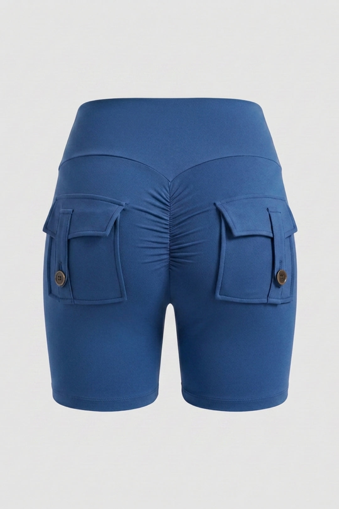 Dames Sport Short | Cargo Zakken | Groene Biker Short