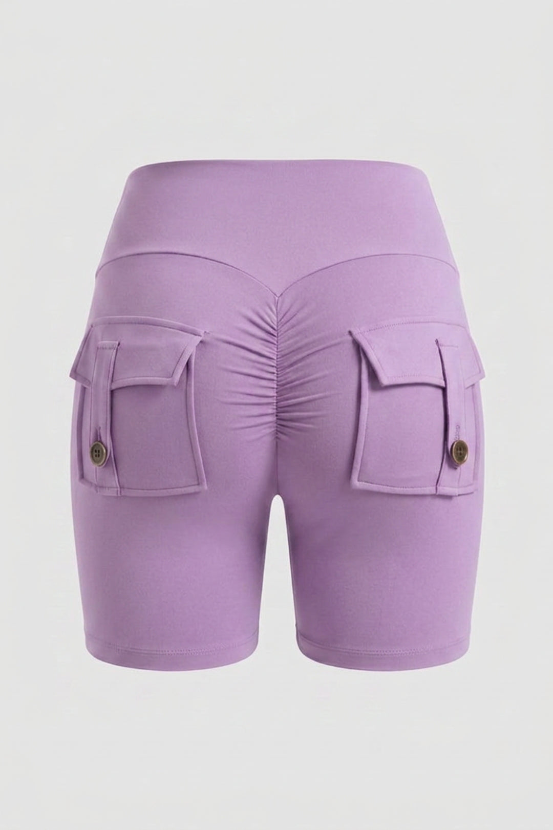 Dames Sport Short | Cargo Zakken | Groene Biker Short