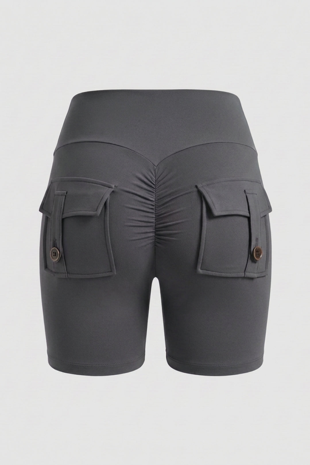 Dames Sport Short | Cargo Zakken | Groene Biker Short