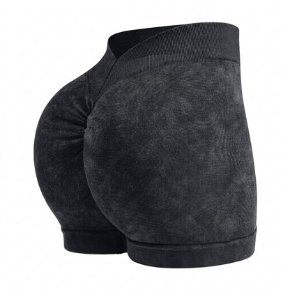 Dames Sport Shorts | Sculpting Fit | High Waist | V-Shape Biker Short