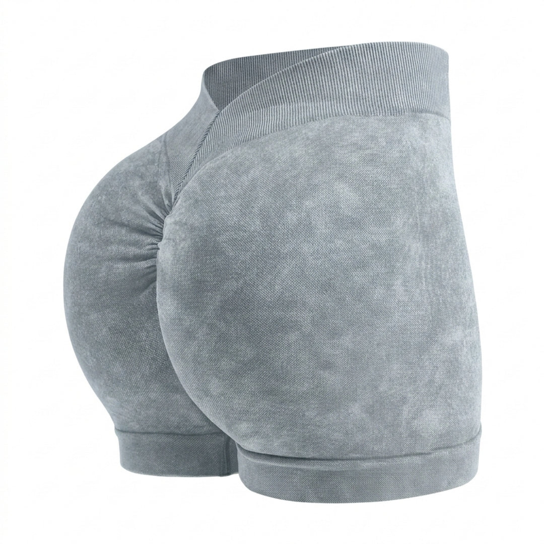 Dames Sport Shorts | Sculpting Fit | High Waist | V-Shape Biker Short