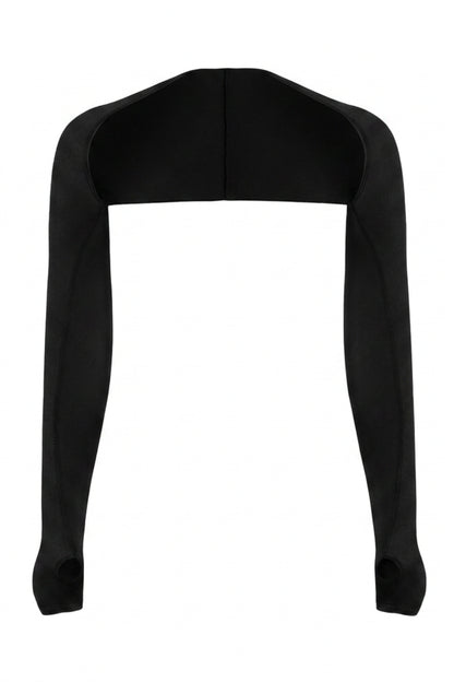 Dames Sport Shrug | Slim Fit | Duimgaten | Sportieve Bolero Cover-Up