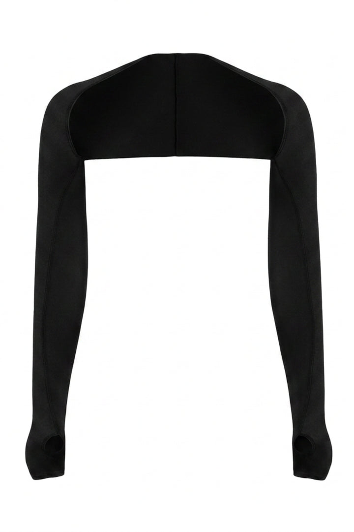 Dames Sport Shrug | Slim Fit | Duimgaten | Sportieve Bolero Cover-Up