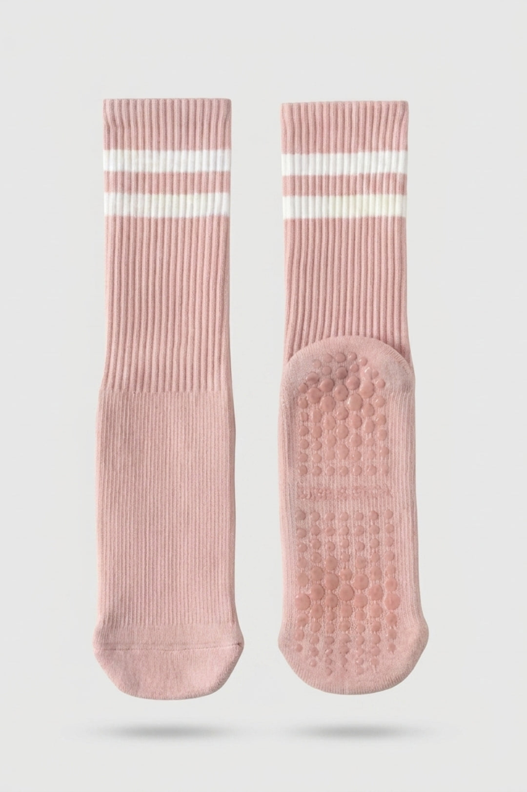 Dames Premium Sport Sokken | Grip Sole | Gestreepte Yoga Sokken | 3-pack