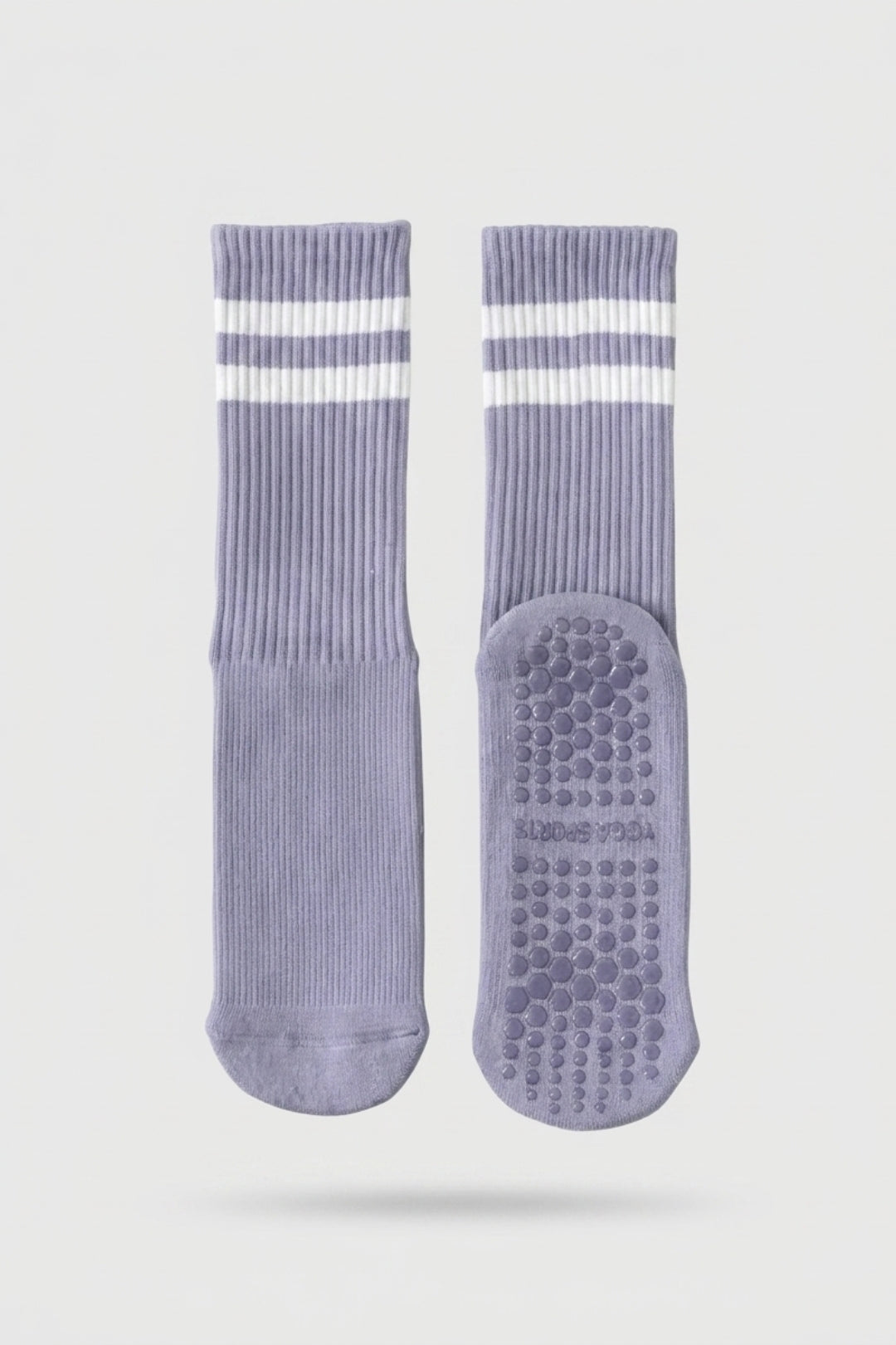Dames Premium Sport Sokken | Grip Sole | Gestreepte Yoga Sokken | 3-pack