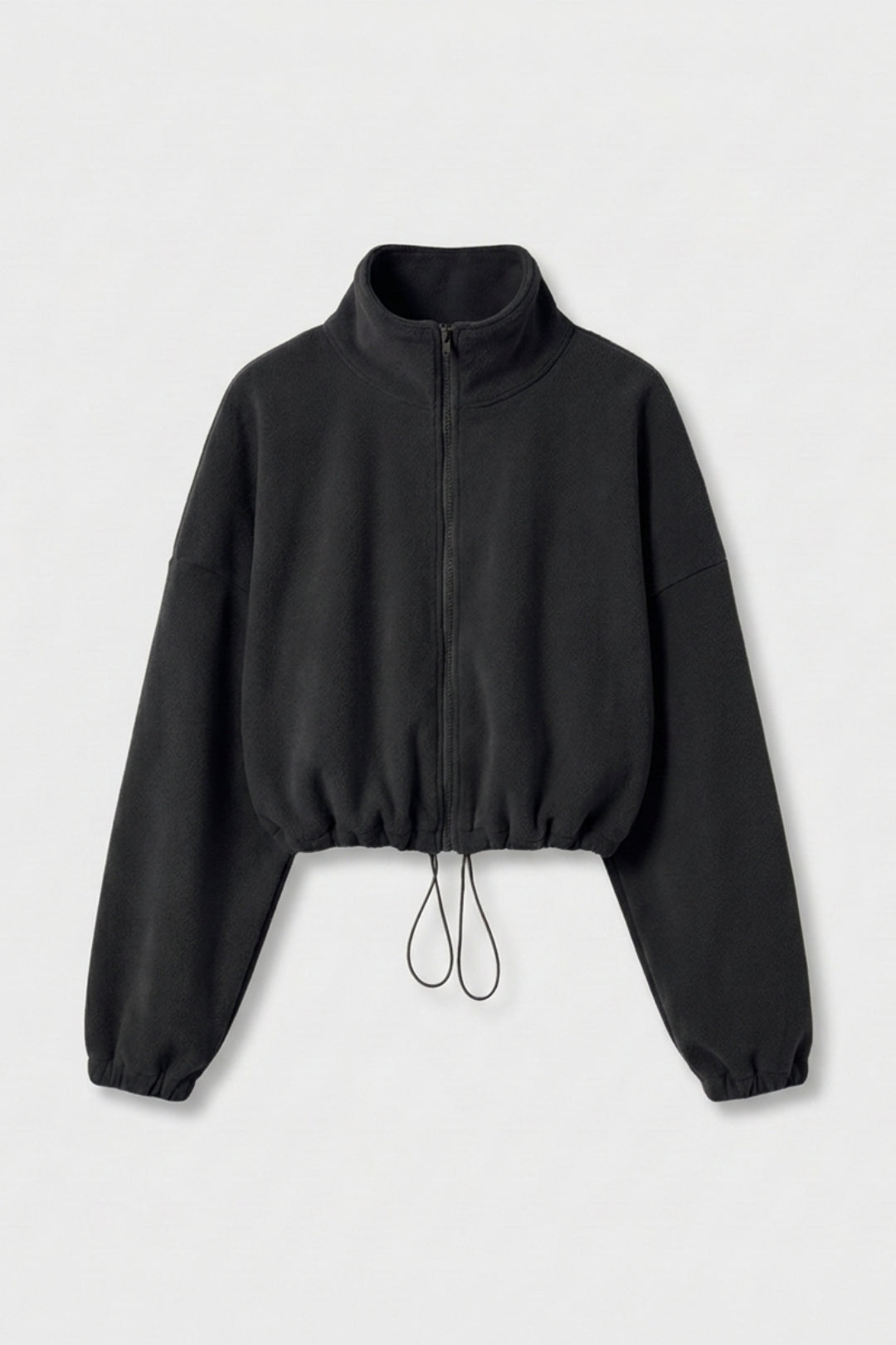 Dames Sport Sweater | Trekkoord Zoom | Athleisure Crop Top