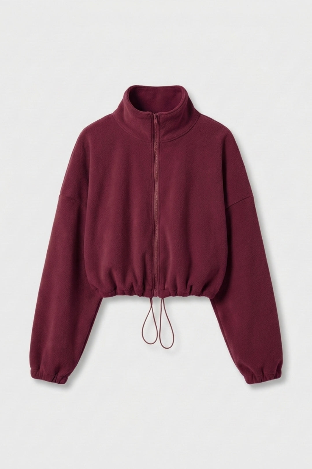 Dames Sport Sweater | Trekkoord Zoom | Athleisure Crop Top