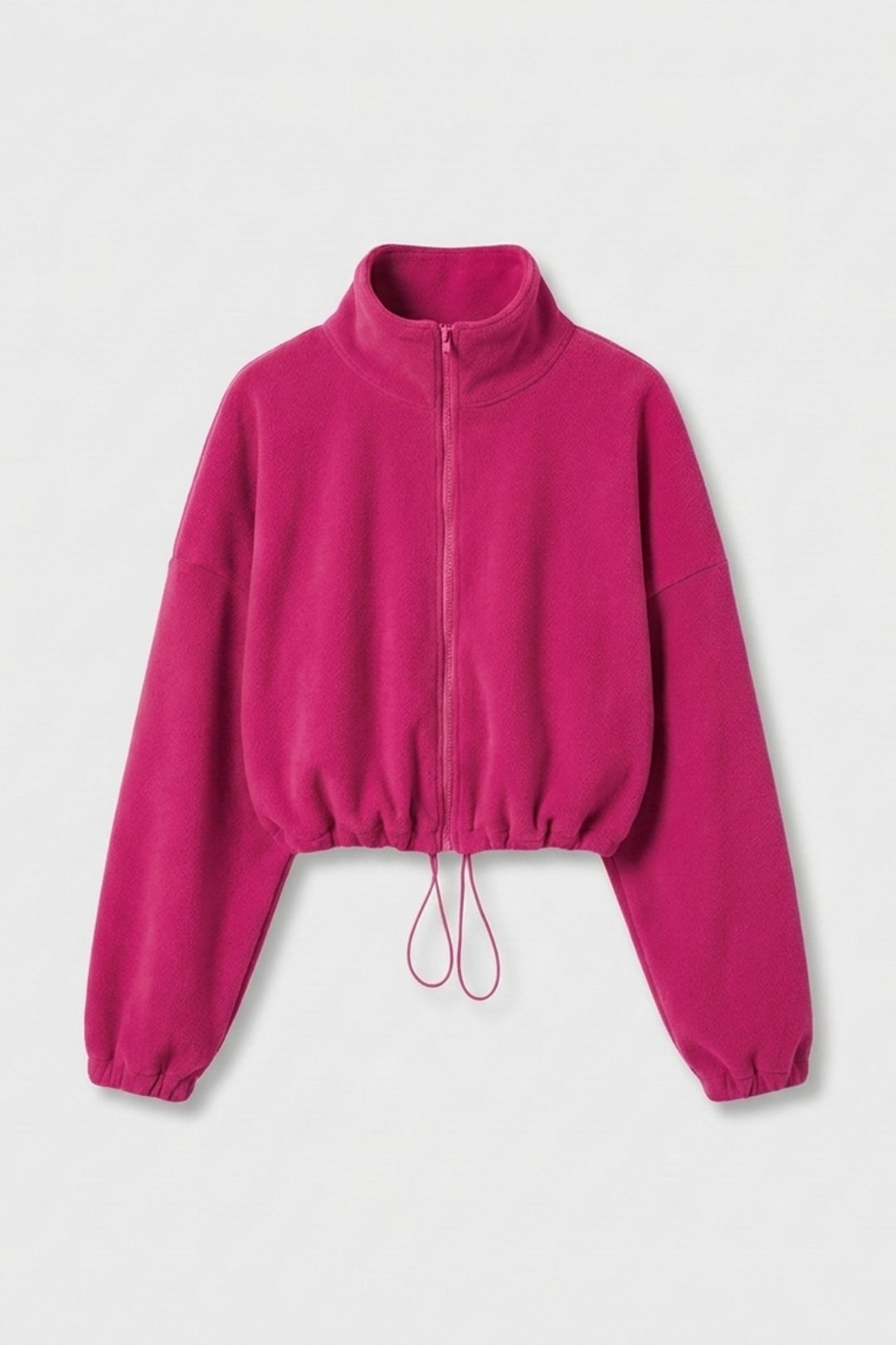 Dames Sport Sweater | Trekkoord Zoom | Athleisure Crop Top